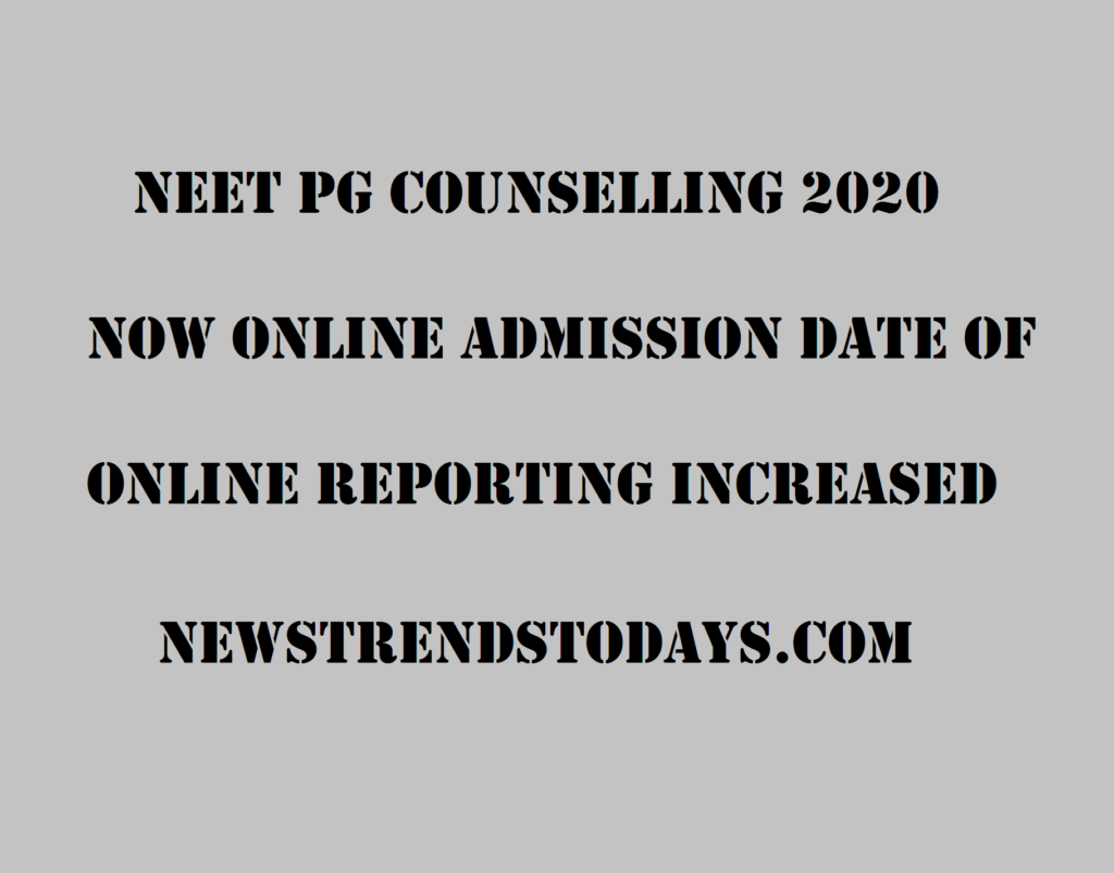 NEET PG Counselling 2020