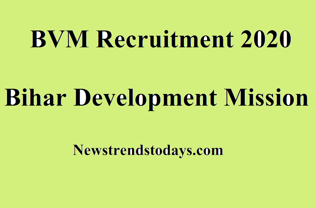 BVM Recruitment 2020