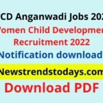 WCD Anganwadi Jobs