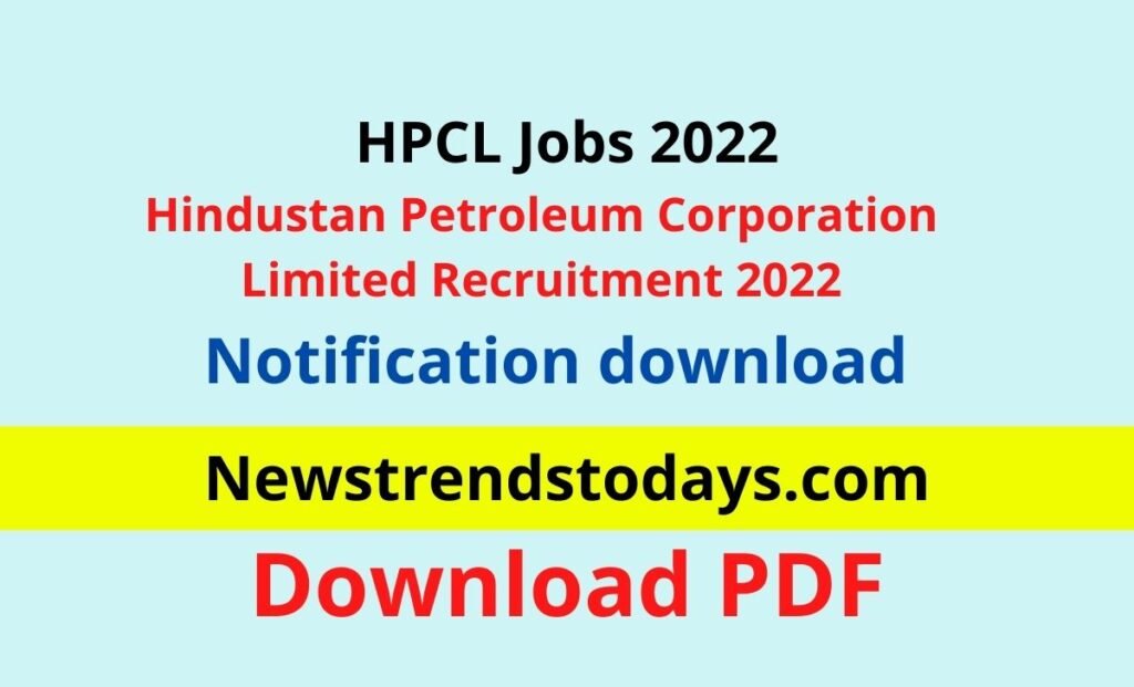 Hindustan Petroleum Corporation Limited Recruitment 2022